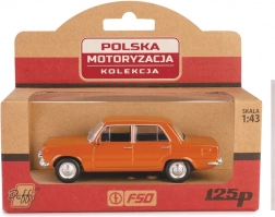 Kovový model PRL Fiat 125p v měřítku 1:43 – hnědý
