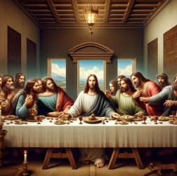 Diamantové malování Poslední večeře 30x40 cm
