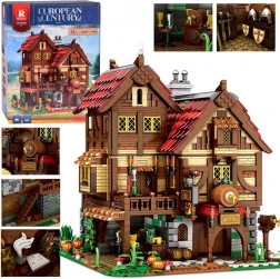 Stavebnice velká středověká krčma pro rytíře 2868 dílků