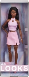 Barbie Looks Panenka v Růžovém Outfitě s Copánky