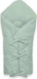 Klasická šněrovací zavinovačka NEW BABY sea green