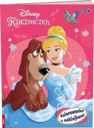Disney princezny – omalovánky se samolepkami