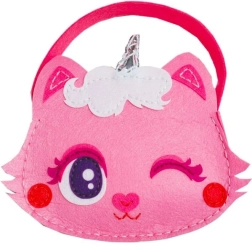 Kreativní sada – filcová kabelka kočička růžová