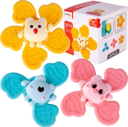 Sada dětských spinner chrastítek 3 ks