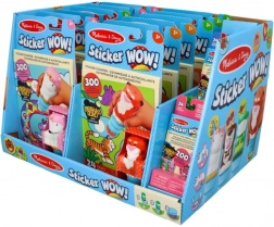 Samolepka Wow - Malý stojan