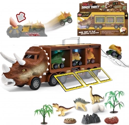 Dinosauří náklaďák s odpalovačem a autíčky
