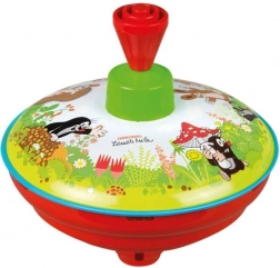 Točící káča Krtek s kovovým/plastovým designem