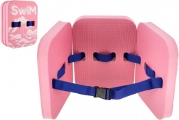 Pěnový plavecký pás a deska SWIM, růžová, 18,5 × 24 cm