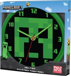 Nástěnné hodiny Minecraft 25 cm