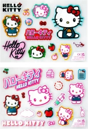 Samolepky 3D HELLO KITTY – set 32 ks
