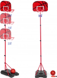 Dětský basketbalový koš s nastavitelnou výškou a pumpou