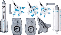 Raketa s odpalovací plošinou a příslušenstvím