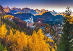 Puzzle Podzimní Neuschwanstein 1000 dílků SCHMIDT