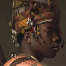 Čtvercové puzzle CURIOSI Q Art: Černý bašibozuk, 66 dílků