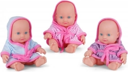 Roztomilé miminko v barevném župánku