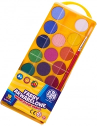 Vodové barvy ASTRA 18ks