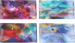 Plastová dokumentová složka s drukem Vesmír 23,5 × 33,5 cm
