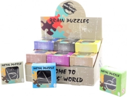 Kovový mini hlavolam do kapsy