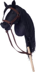 Černý hůlkový koník Hobby Horse Hoppihorse