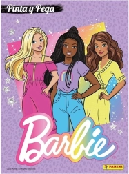 Omalovánky se samolepkami Barbie A4