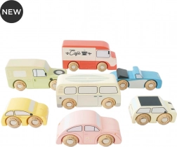Sada dřevěných autíček Vintage Le Toy Van