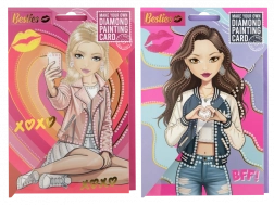 Diamantové malování – přáníčka Besties