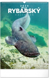 Nástěnný kalendář Rybářský 2026