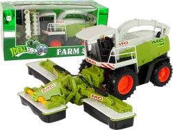 Velký zelený dětský kombajn – plastová hračka