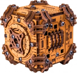 Dřevěná úniková puzzle kostka Tesserakt WOODEN CITY (195 dílků)