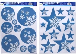 Dekorace okenní Vánoční 41x29 cm