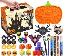Senzorická antistresová sada halloweenských fidget hraček a pop it
