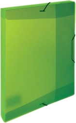 Krabice s gumičkou Opaline zelená A5