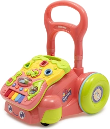 Dětské hrající edukační chodítko Baby Mix – Růžová