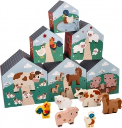 Pyramida z kelímků Farma