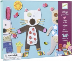 Djeco První Koláž Kočička a Medvídek