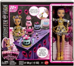 monster high strašisladké narozeniny – clawdeen wolf dekorování dortů set