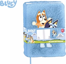 Plyšový zápisník BLUEY A5, 80 stran