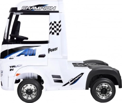 Elektrické nákladní auto TIR Mercedes‑Benz Actros pro děti – Bílá