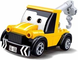 Sluban Power Bricks natahovací žlutý odtahový vůz s očima