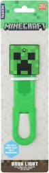 Minecraft lampička do knihy a záložka Creeper