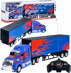 Velký kamion s návěsem na dálkové ovládání