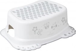 Dětské protiskluzové stupátko do koupelny s motivem sovy, bílé