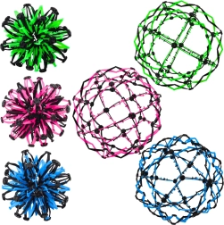 Magická rozkládací míč - zelená, modrá, růžová mix 18/32 cm