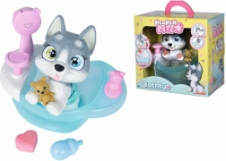 Pejsek Husky Pamper Petz ve vaně
