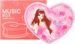 Šperkovnice srdce s baletkou