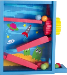 Dřevěný pinball pro kuličky a žvýkačky SMALL FOOT