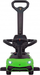 Odrážedlo s vodicí tyčí Lamborghini Aventador SV – Zelená