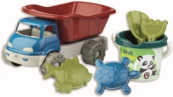 Androni sada na písek les s autem z recyklovaného plastu