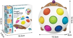 Senzorická hračka ježeček se silikonovými půlkami