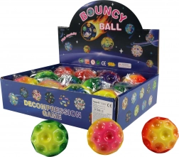 Skákací míček duhový 7 cm